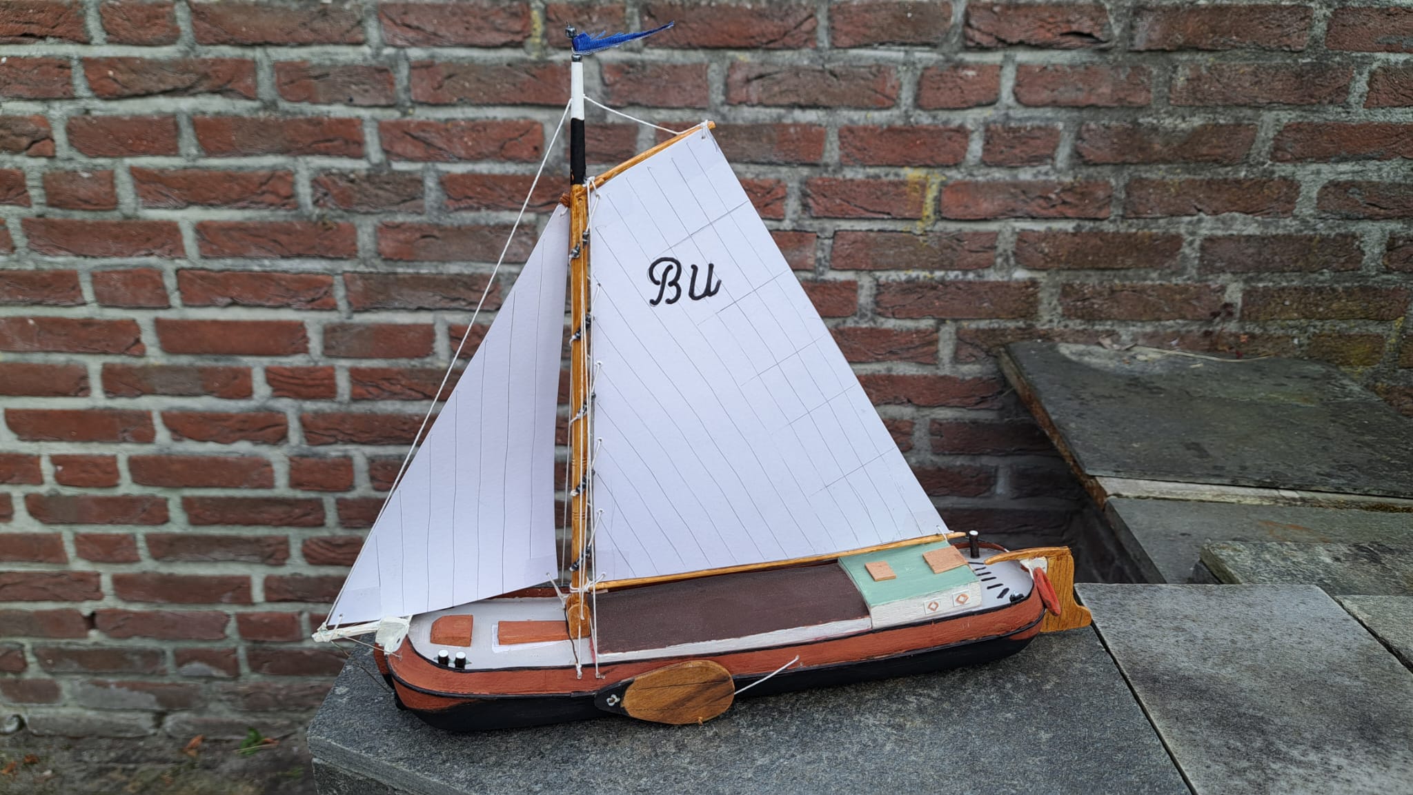 Handgemaakt model Skûtsje 'Bunsjoter'
